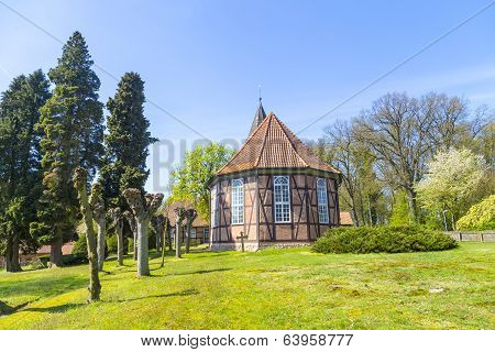 Famous Old Church In Osterheide