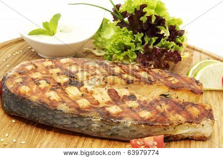 salmon steak