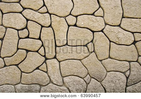 Wall Of Boulders With Black Fugue