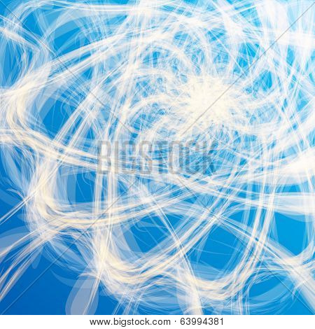 Abstract light blue background.