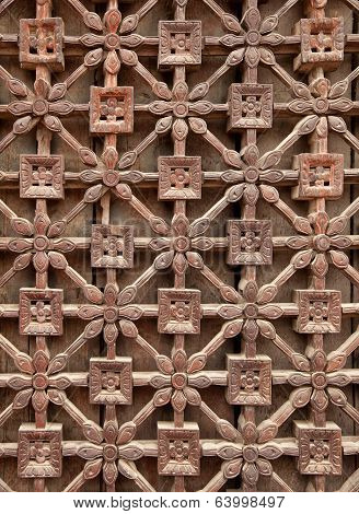 Carved Wooden Latticework