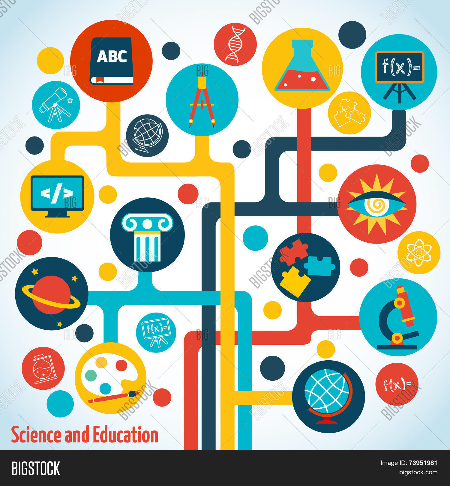 Science Tree Vector & Photo (Free Trial) | Bigstock