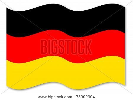 Waving German Flag