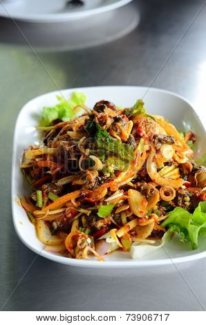 Blood Cockle Shell (tegillarca Granosa) Salad