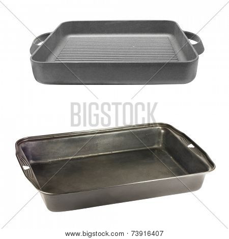 griddle underthe white background