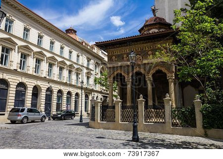 St. Michael And Gabriel Church In Bucuresti, Romania.
