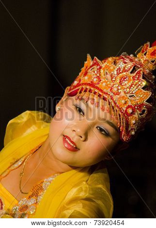 Traditional Burmese Dancer