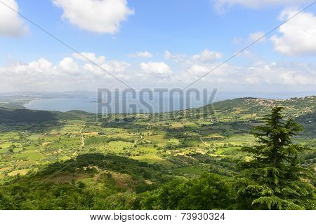 Bolsena Lake From Montefiascone