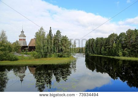 Landscape With The Old Church Of Petajavesi, Finland