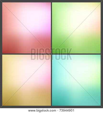 Smooth colorful backgrounds collection