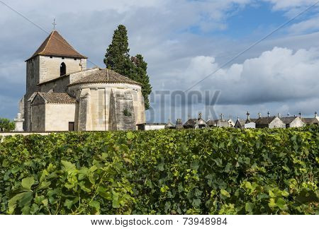 Church, Graves And Vinyard Of Francs And Tayac