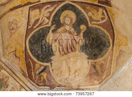 Fresco Baptisterium Saint Johannes Poitiers