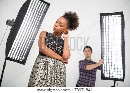 Photo session of the great model