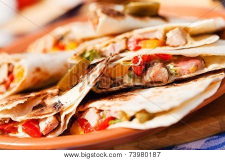 tortilla with vegetables