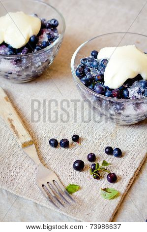 Blueberry sour cream
