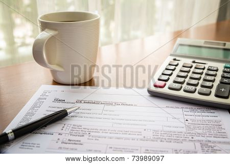 Form 1040A, U.s. Individual Income Tax Return