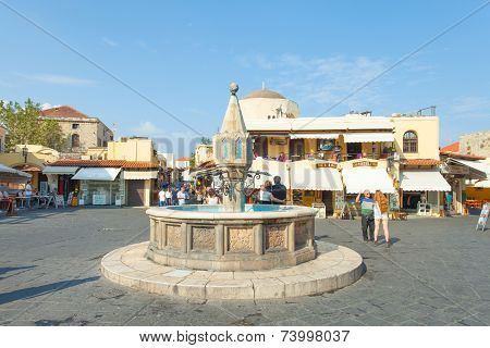 Old city centre of Rhodes, Greece