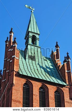 Church Of The Holy Family (fragment). Kaliningrad (former Koenigsberg), Russia