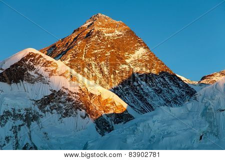 Evening View Of Mount Everest From Kala Patthar
