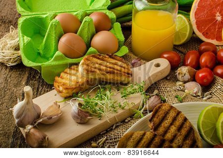 Scrambled Eggs, Creamy And Fluffy