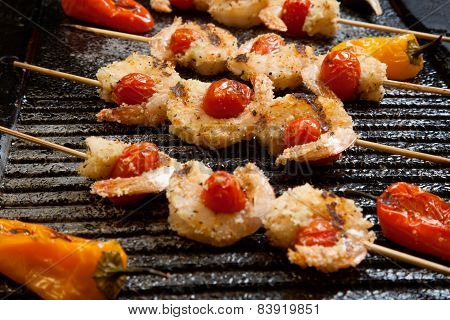 Grilled Parmesan Shrimp