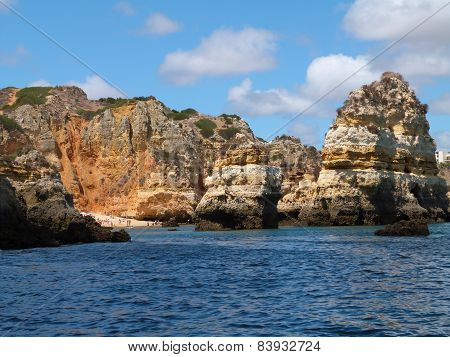 Cliffs On The Coast