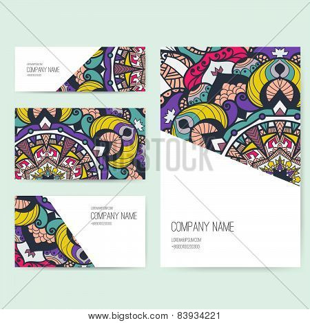 Ornamental Business Set Dedign