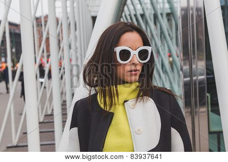 People Outside Jil Sander Fashion Show Building For Milan Women's Fashion Week 2015