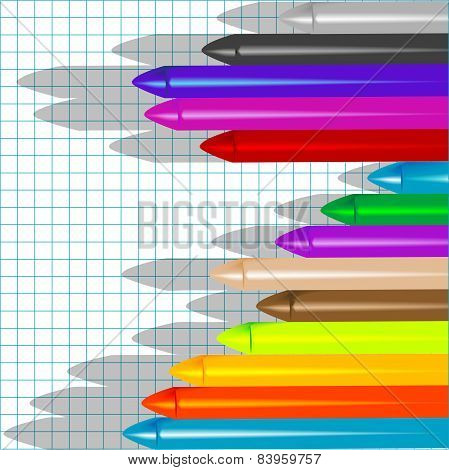 Background With Crayons3