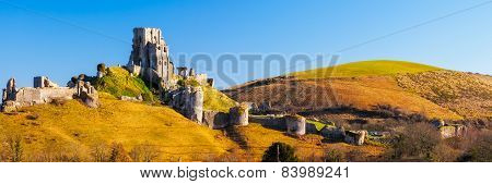 Corfe Castle Dorset England