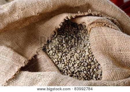 Unroasted Coffee Beans