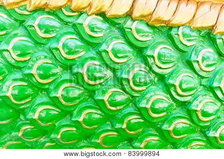Naga Scale For Pattern And Background.