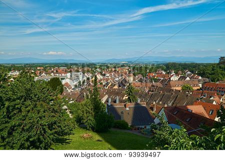View Over The Rooftops Of Breisach