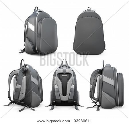 Backpack From Different Angles