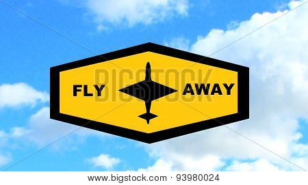 flying sign
