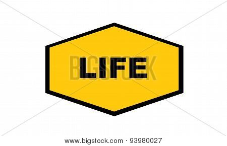 life road sign