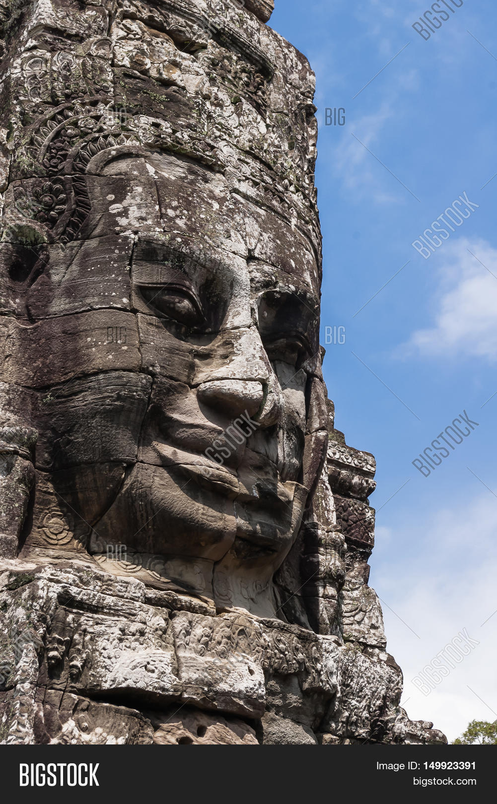 Towers Faces Angkor Image & Photo (Free Trial) Bigstock