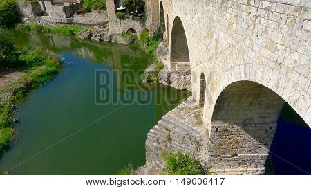 Besalú is a town in the comarca of Garrotxa, in Girona, Catalunya, Spain.