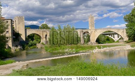 Besalú is a town in the comarca of Garrotxa, in Girona, Catalunya, Spain.