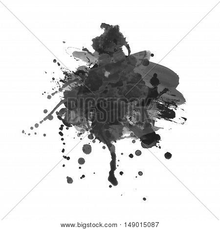 Abstract watercolor red coloring background banner Eps10 Vector illustration.