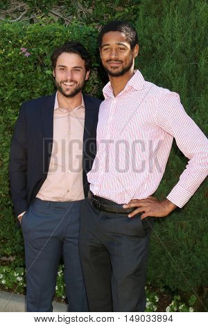 LOS ANGELES - SEP 25:  Jack Falahee, Alfred Enoch at the The Rape Foundation's Annual Brunch at the Private Residence on September 25, 2016 in Beverly Hills, CA