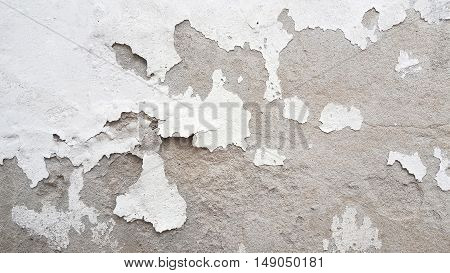 Grunge white and grey cement wall texture background.