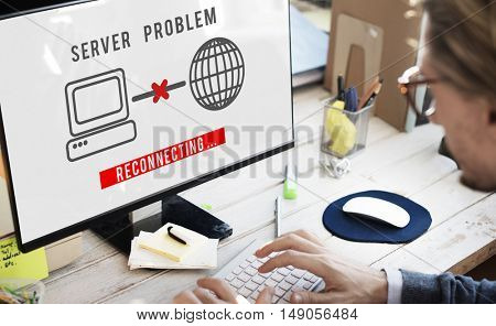 Server Problem Failure Difficulty Complication Concept