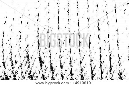 Distressed Cracked Overlay Texture of Rope Folded Helix - Grunge background. Vintage Abstract Halftone Vector Illustration.
