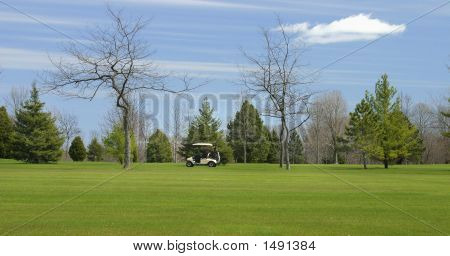 Golfer auf dem Fairway