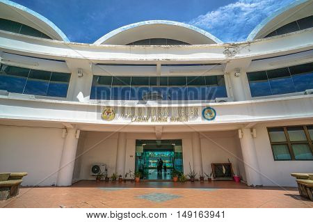 Labuan,Malaysia-Sept 26,2016: Labuan Marine Museum is one of the many places of attractions in Labuan.The Labuan Marine Museum was opened in 2003 and serves to preserve the marine life of Labuan.