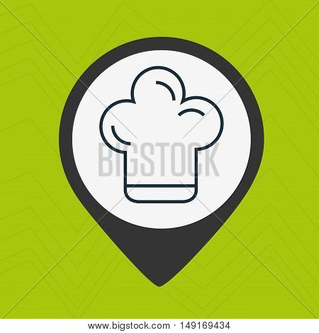 hat cap chef cook vector illustration eps 10