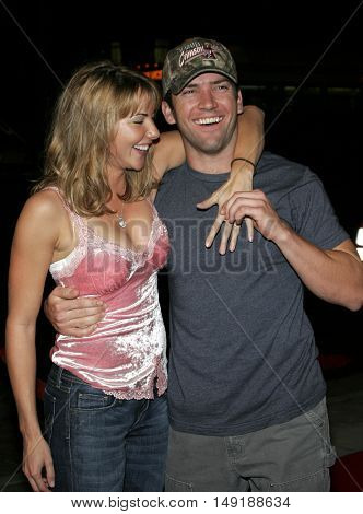 Lucas Black and fiance Maggie at the World premiere of 'Jarhead' held at the Arclight Cinemas in Hollywood, USA on October 27, 2005.