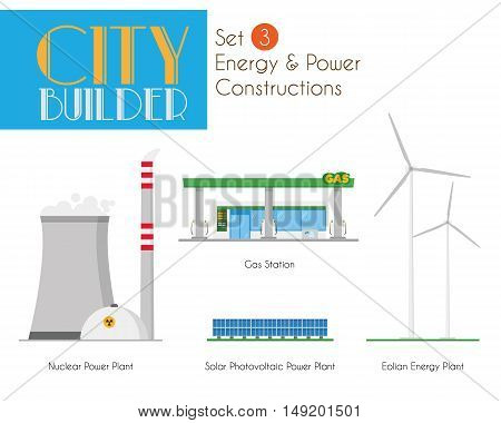 City Builder Set 3: Energy and Power Constructions