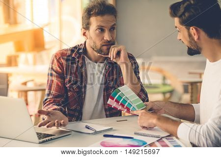 Handsome Designers Working